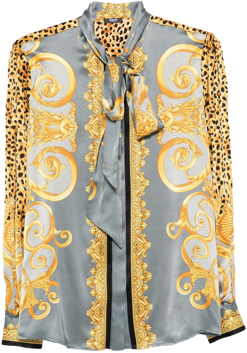 Versace Shirts Grey Grijs