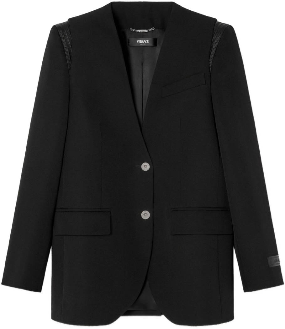 Versace Jackets Black Zwart