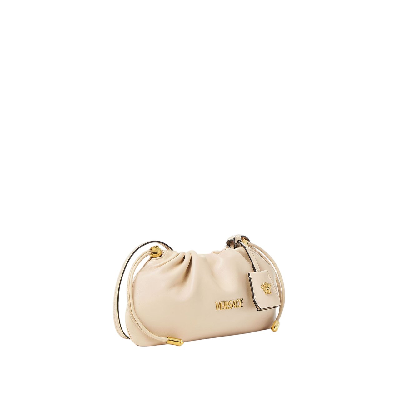 Versace Nappa Leather Mini Bag Neutraal
