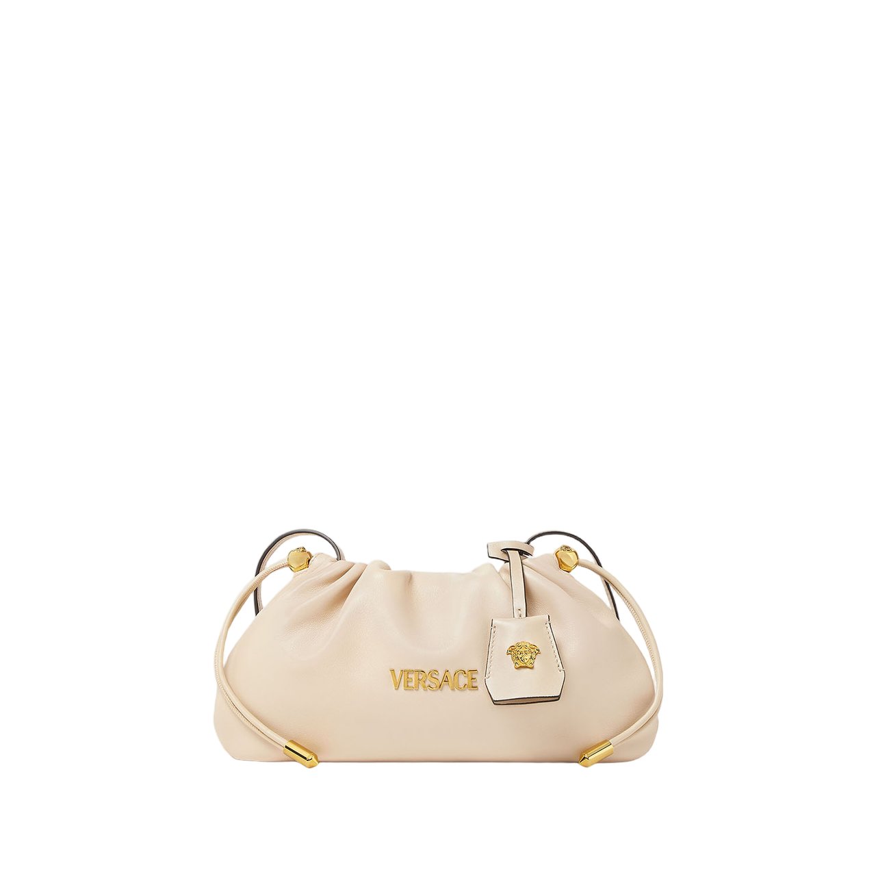 Versace Nappa Leather Mini Bag Neutraal