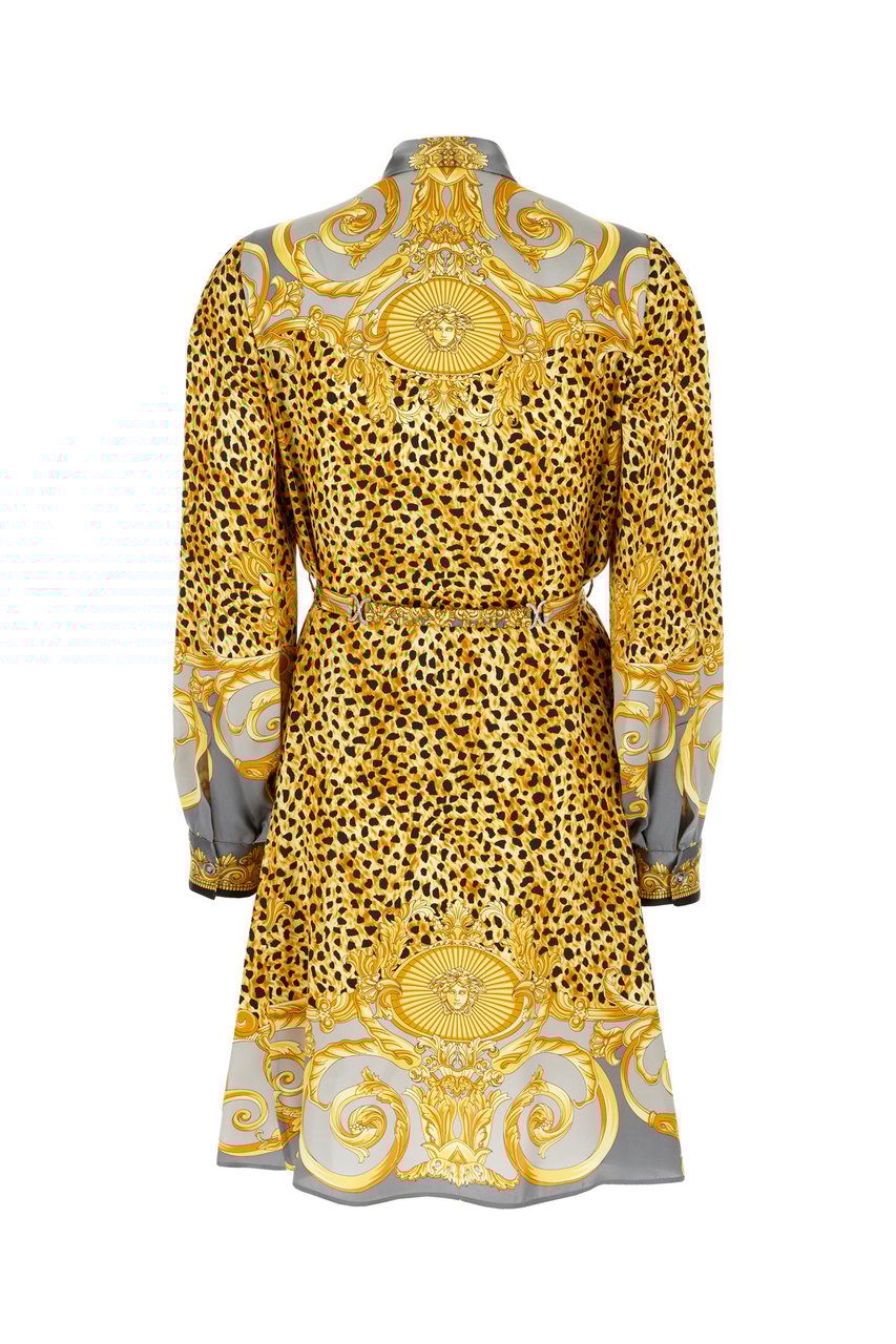 Versace Versace Printed silk dress Divers