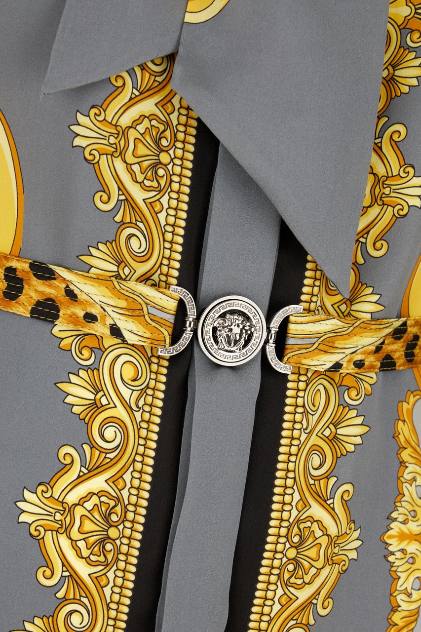 Versace Versace Printed silk dress Divers