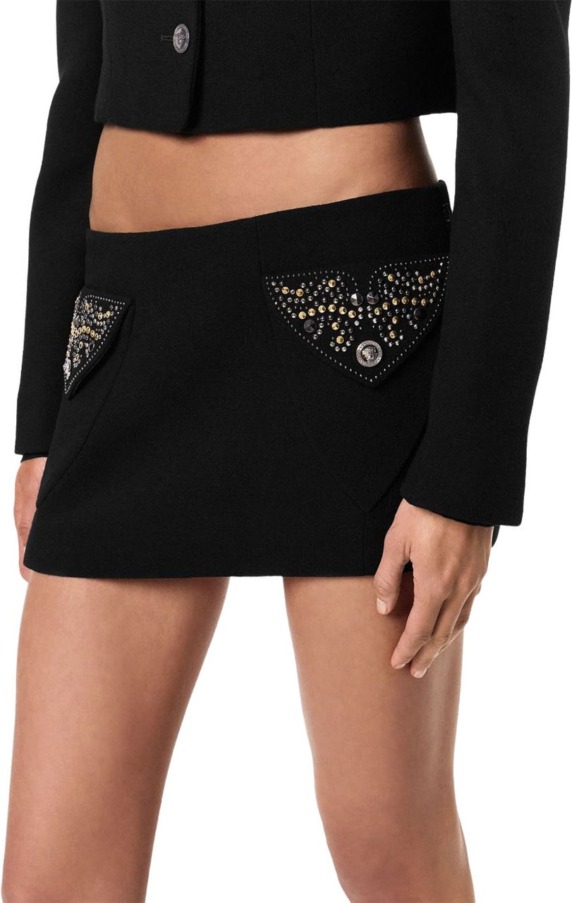 Versace Skirts Nero Zwart
