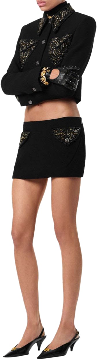Versace Skirts Black Zwart