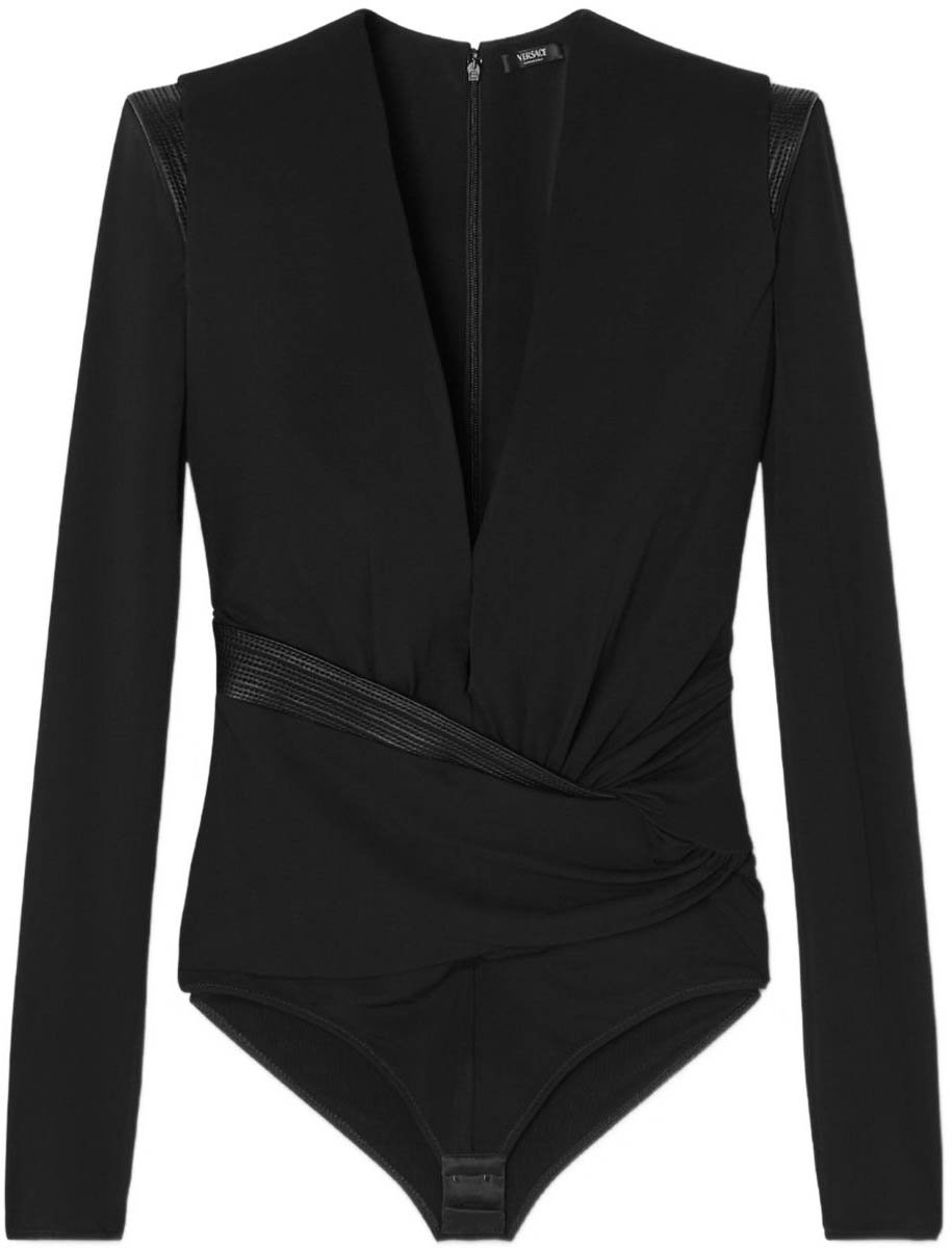 Versace Top Black Zwart