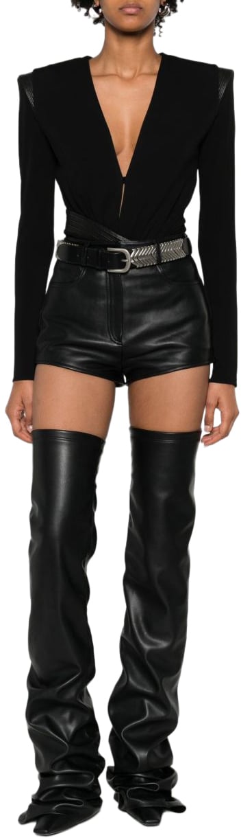 Versace Versace Top Nero Zwart