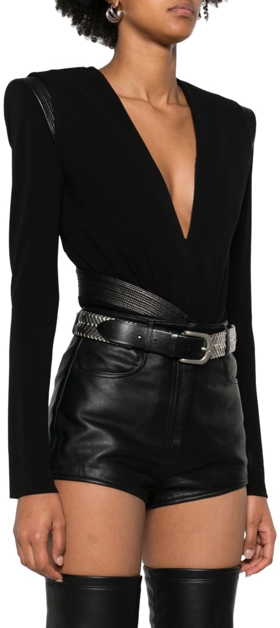 Versace Versace Top Nero Zwart