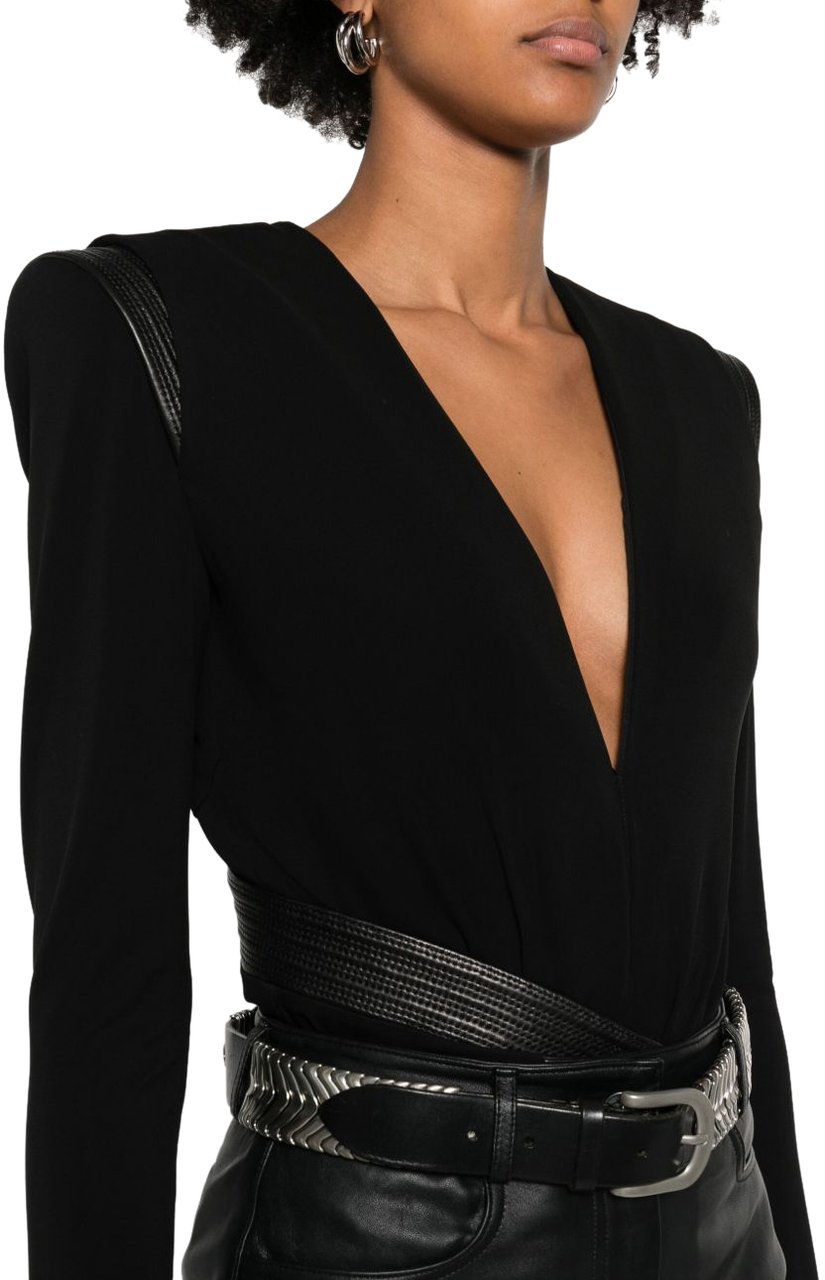 Versace Versace Top Nero Zwart