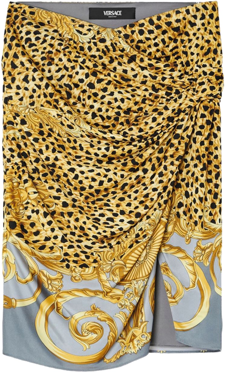 Versace Skirts Grey Gold Goud