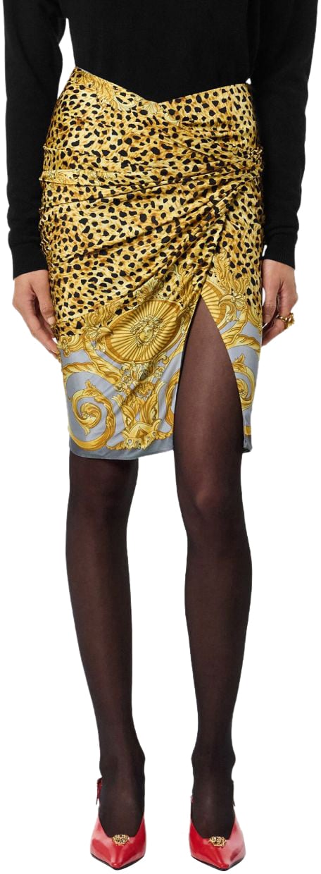 Versace Skirts Grey Gold Goud