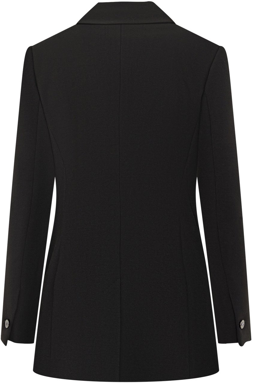 Versace Versace Blazer con Dettagli Gioiello Zwart