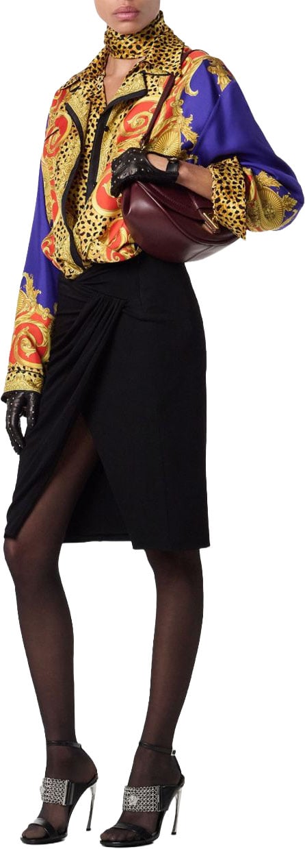 Versace Top Brown/Gold Goud