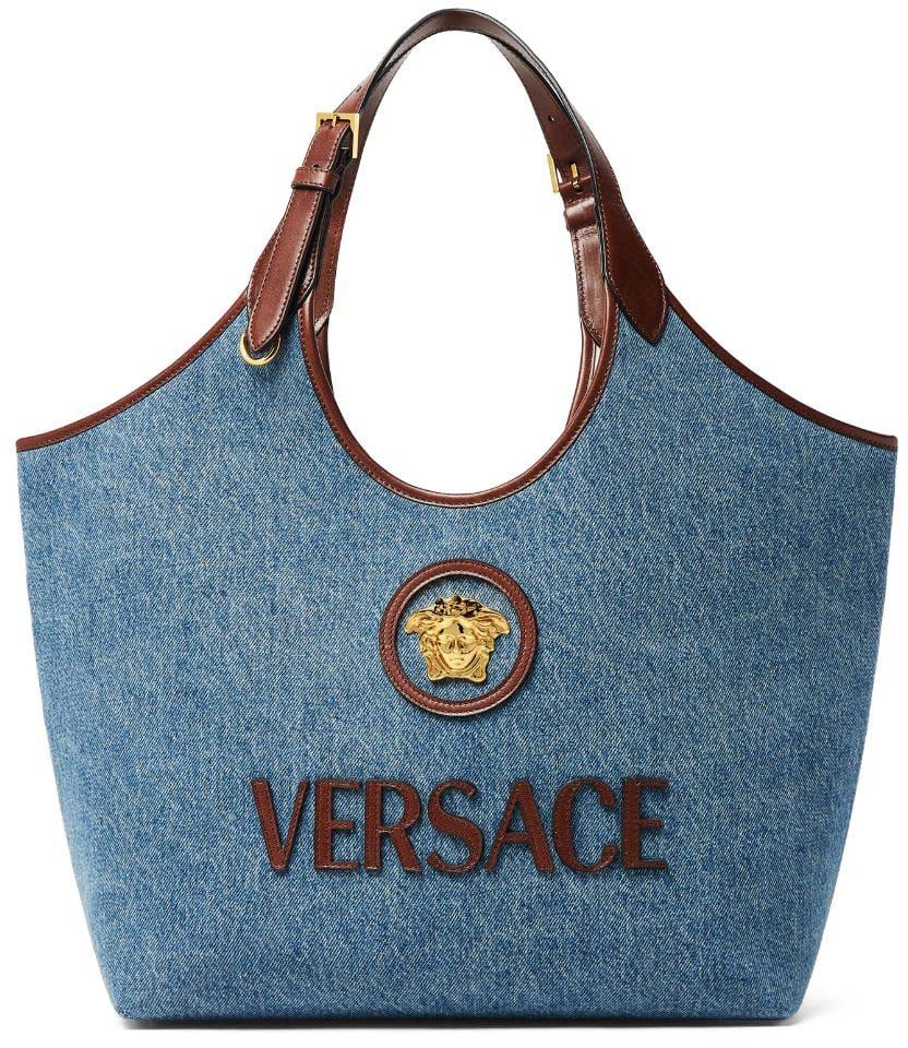 Versace Bags Denim Blauw