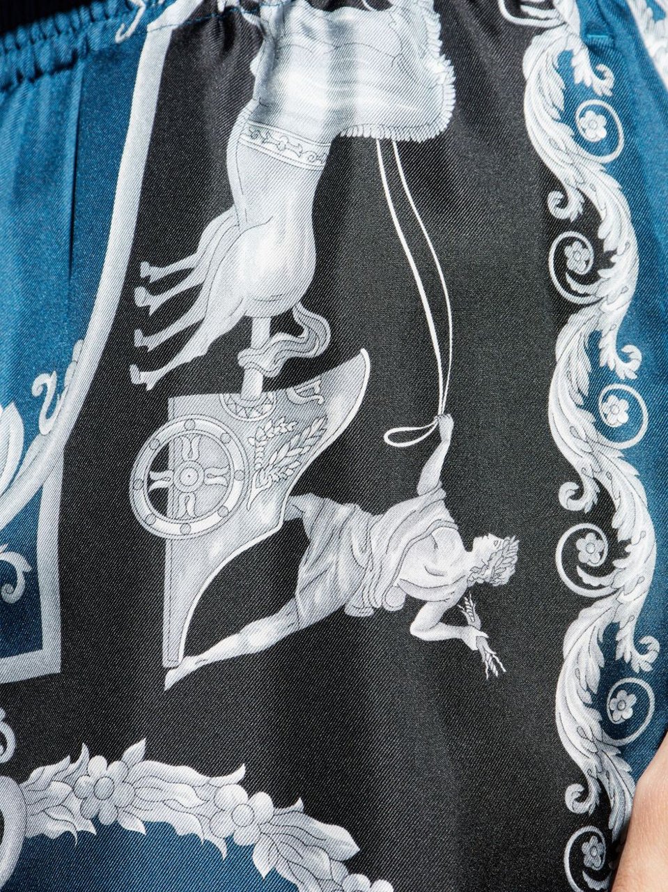 Versace Shorts Blue Pétrole / Black Navy
