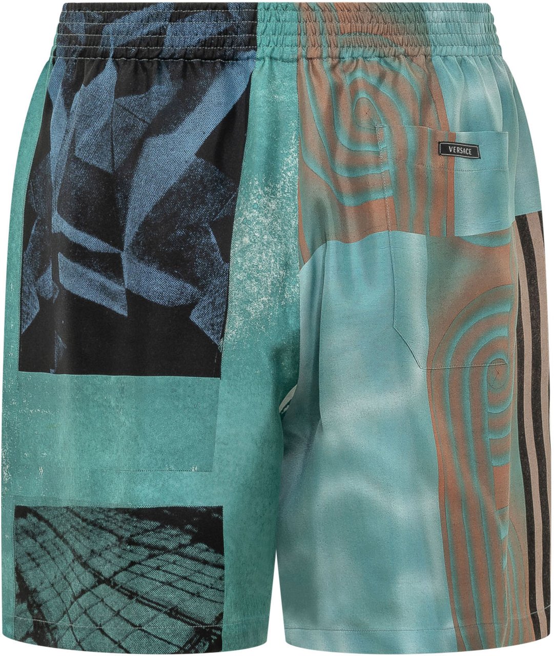 Versace T-shirt con Logo Applicato Divers