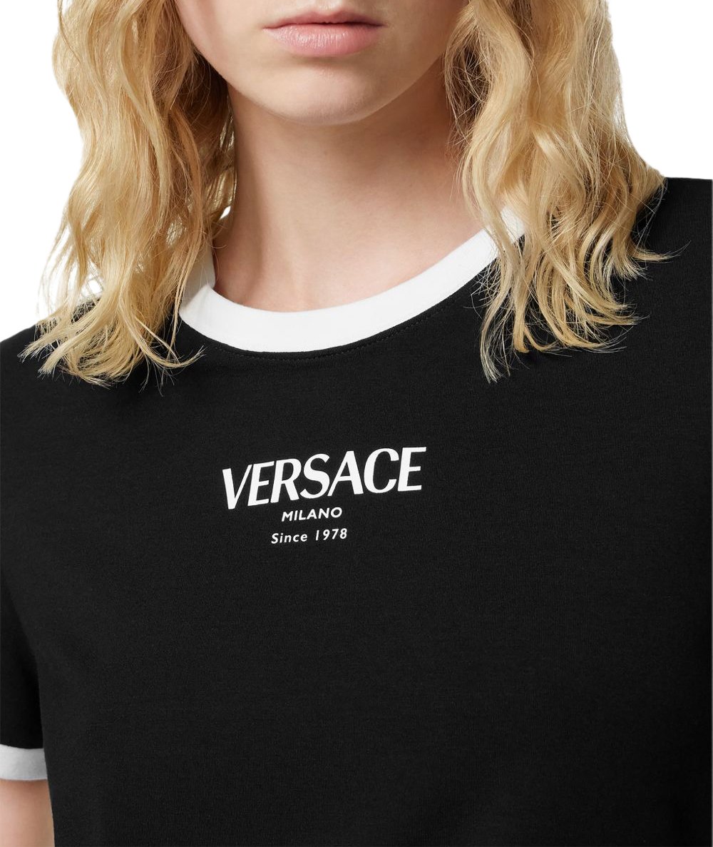 Versace Top Black Zwart