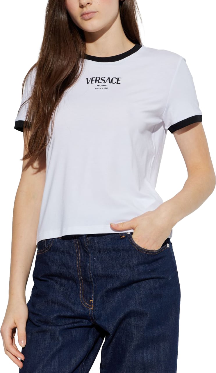 Versace T-Shirts And Polos White Wit