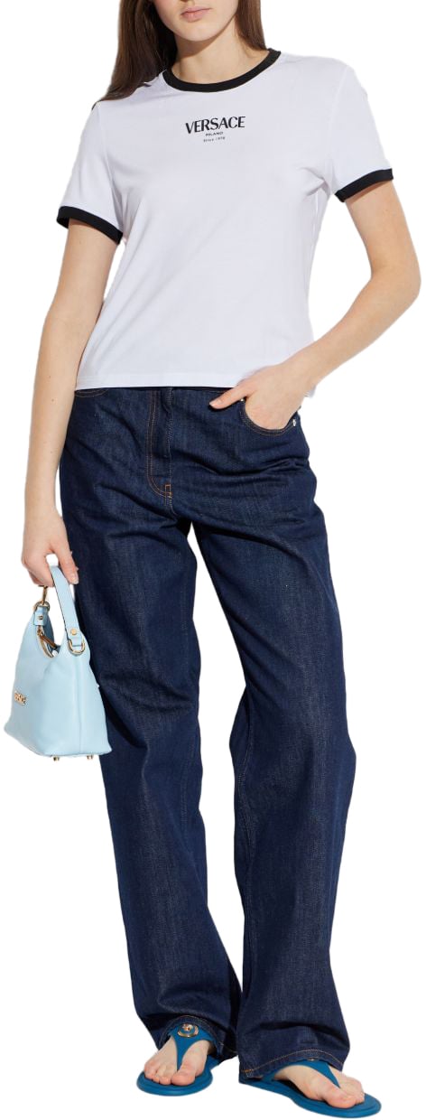 Versace T-Shirts And Polos White Wit