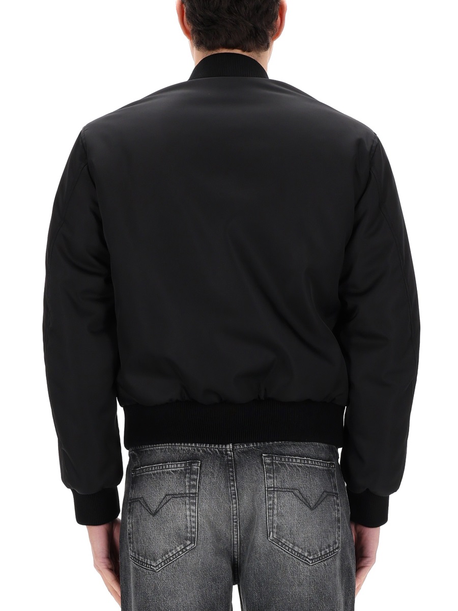 Versace Reversible Classical Motifs Bomber Jacket Zwart