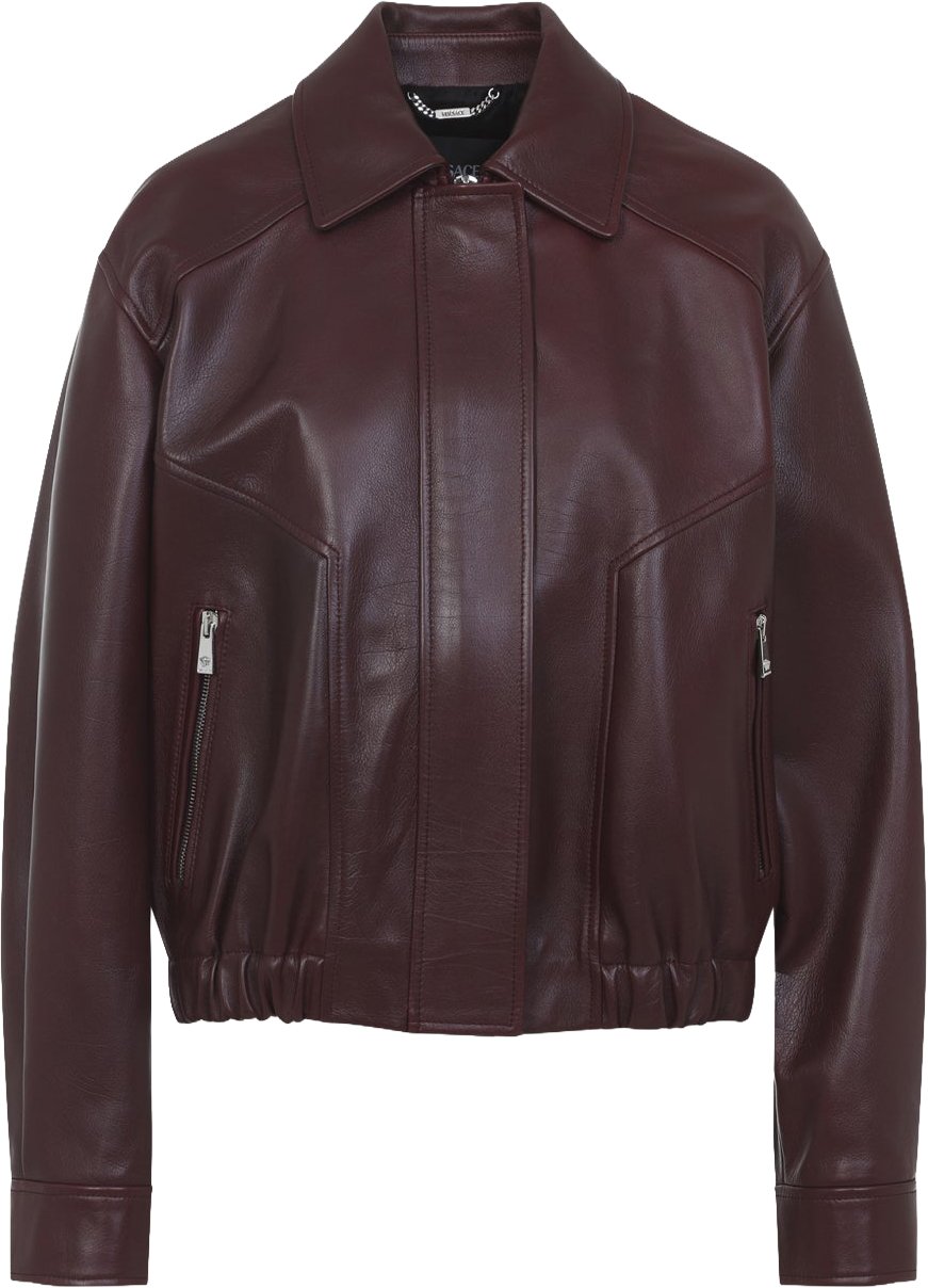 Versace Bufalo Leather Blouson Divers