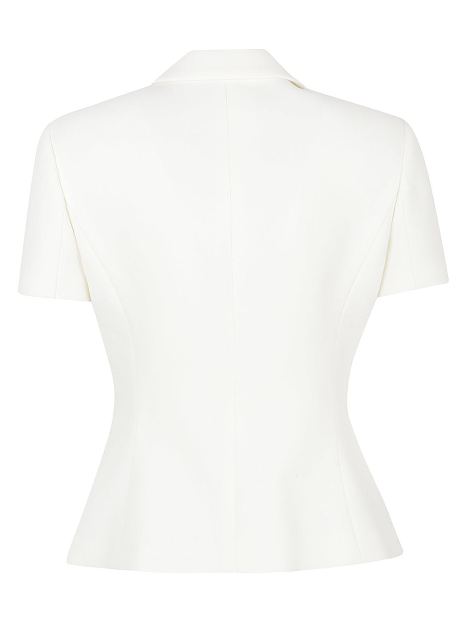 Versace Double-Breasted White Jacket Wit