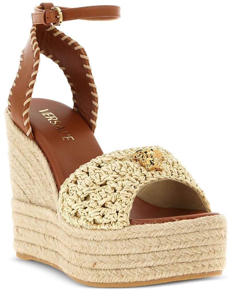 Versace Flat Shoes Naturalambrer Divers