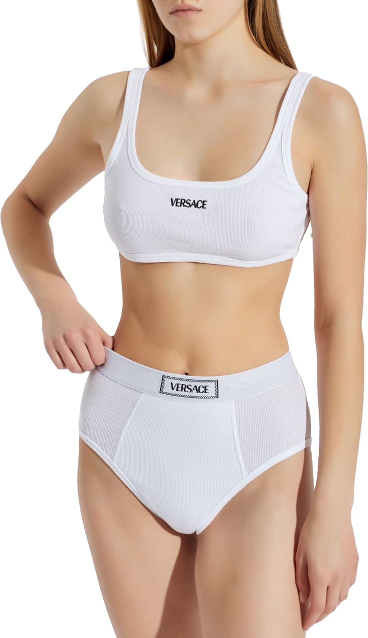 Versace Top White Wit