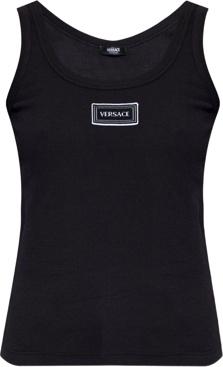 Versace Top Black Zwart