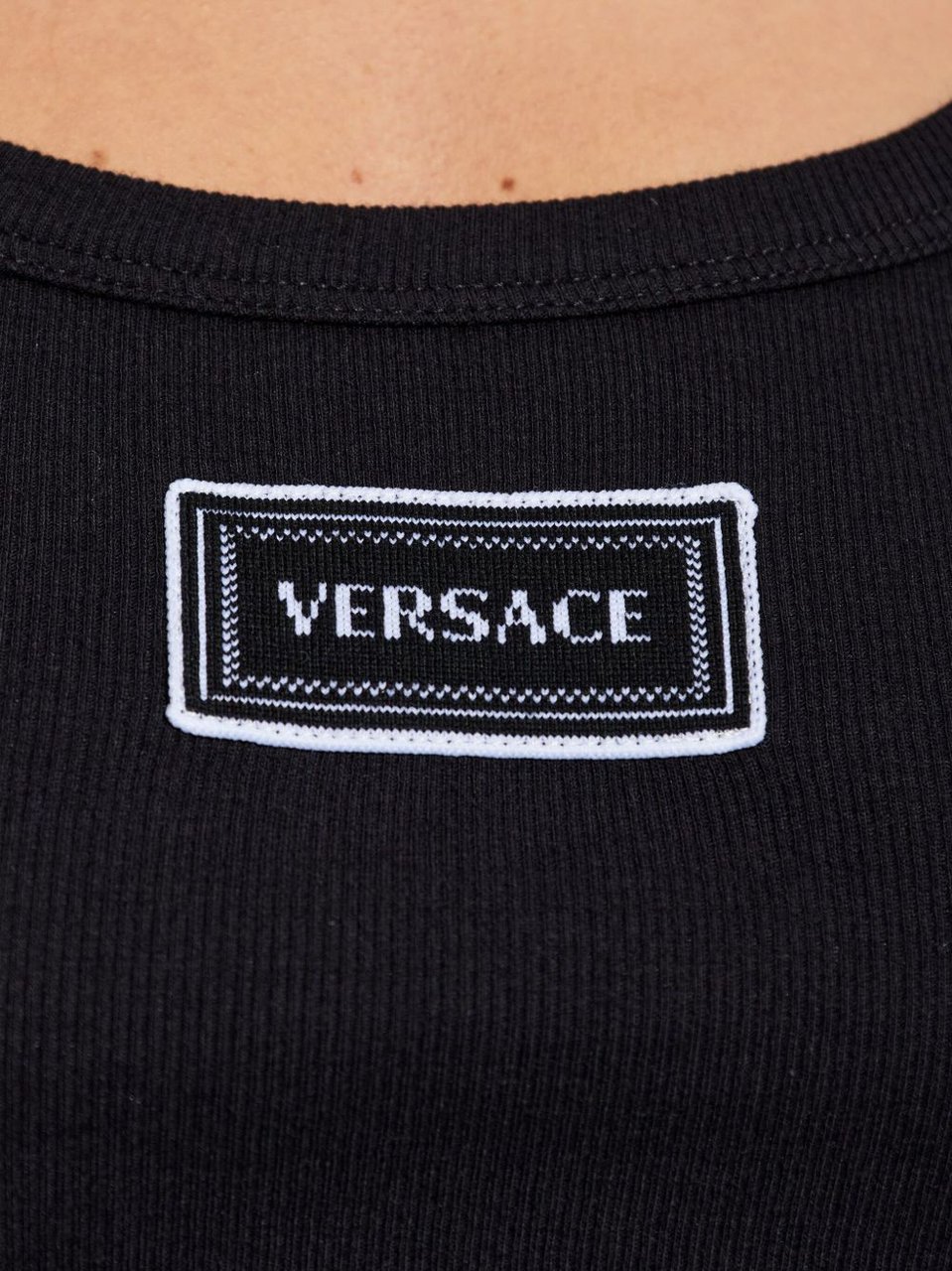 Versace Top Black Zwart