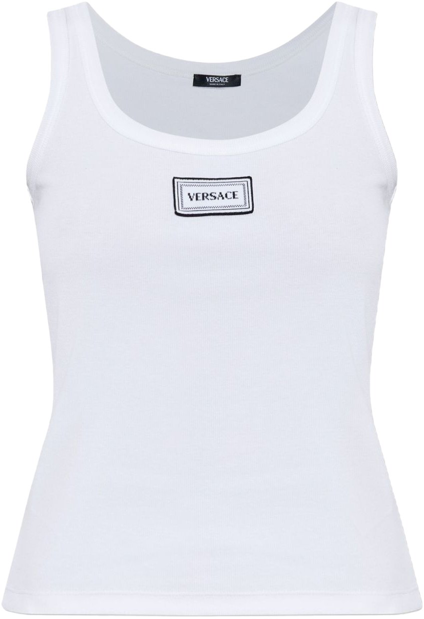 Versace Top White Wit