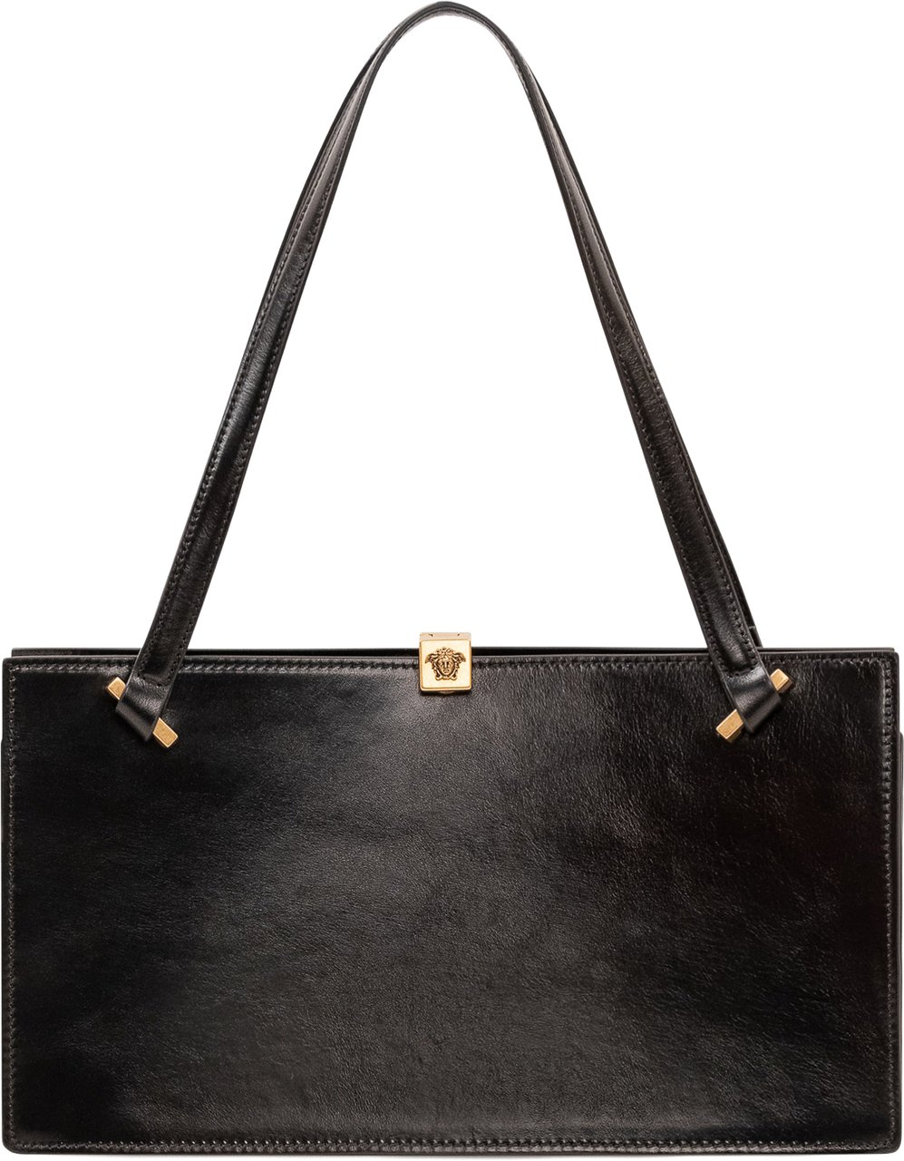Versace Borsa Tote con Manici Zwart