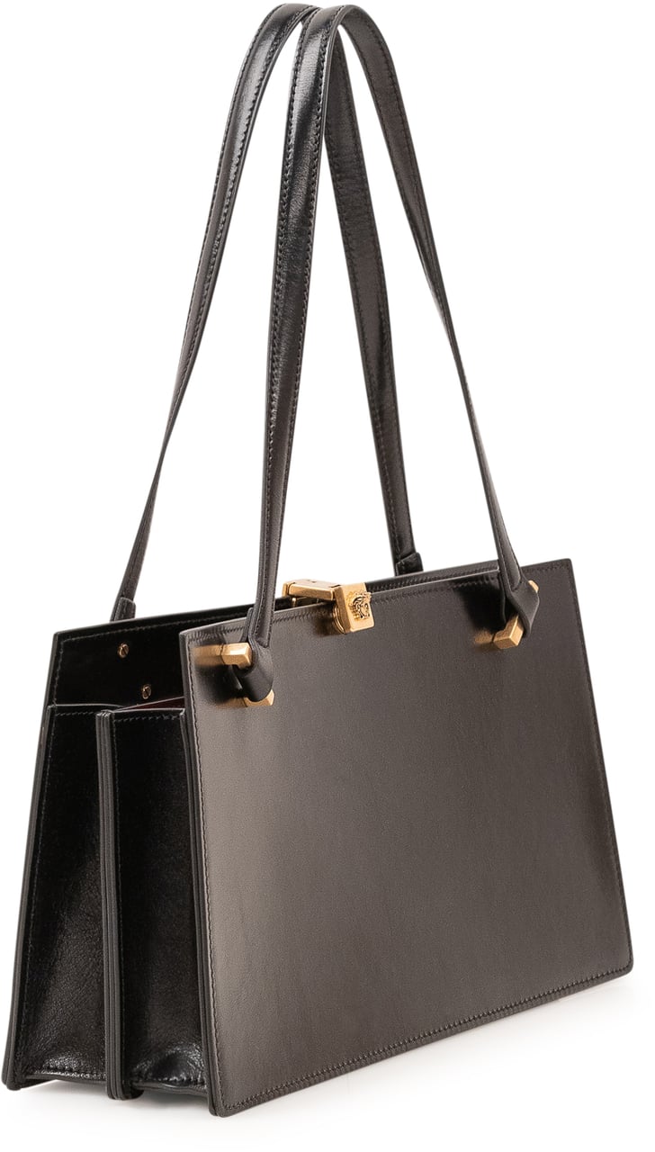 Versace Borsa Tote con Manici Zwart