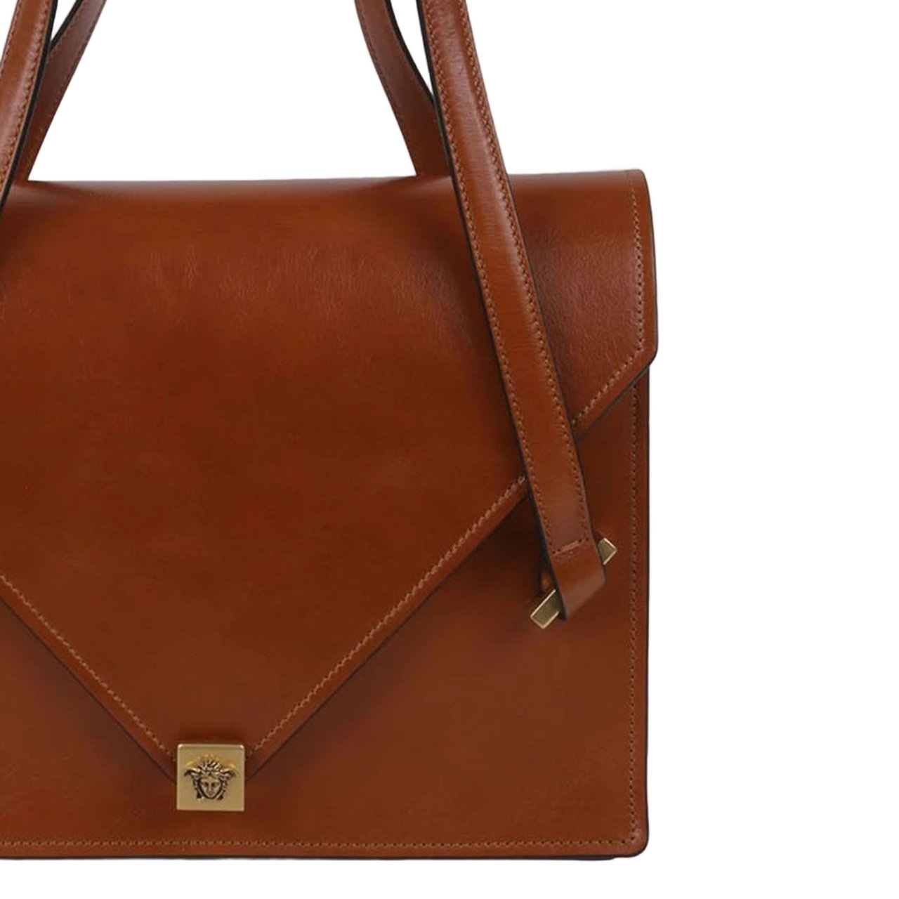 Versace Severine Leather Shoulder Bag Rood