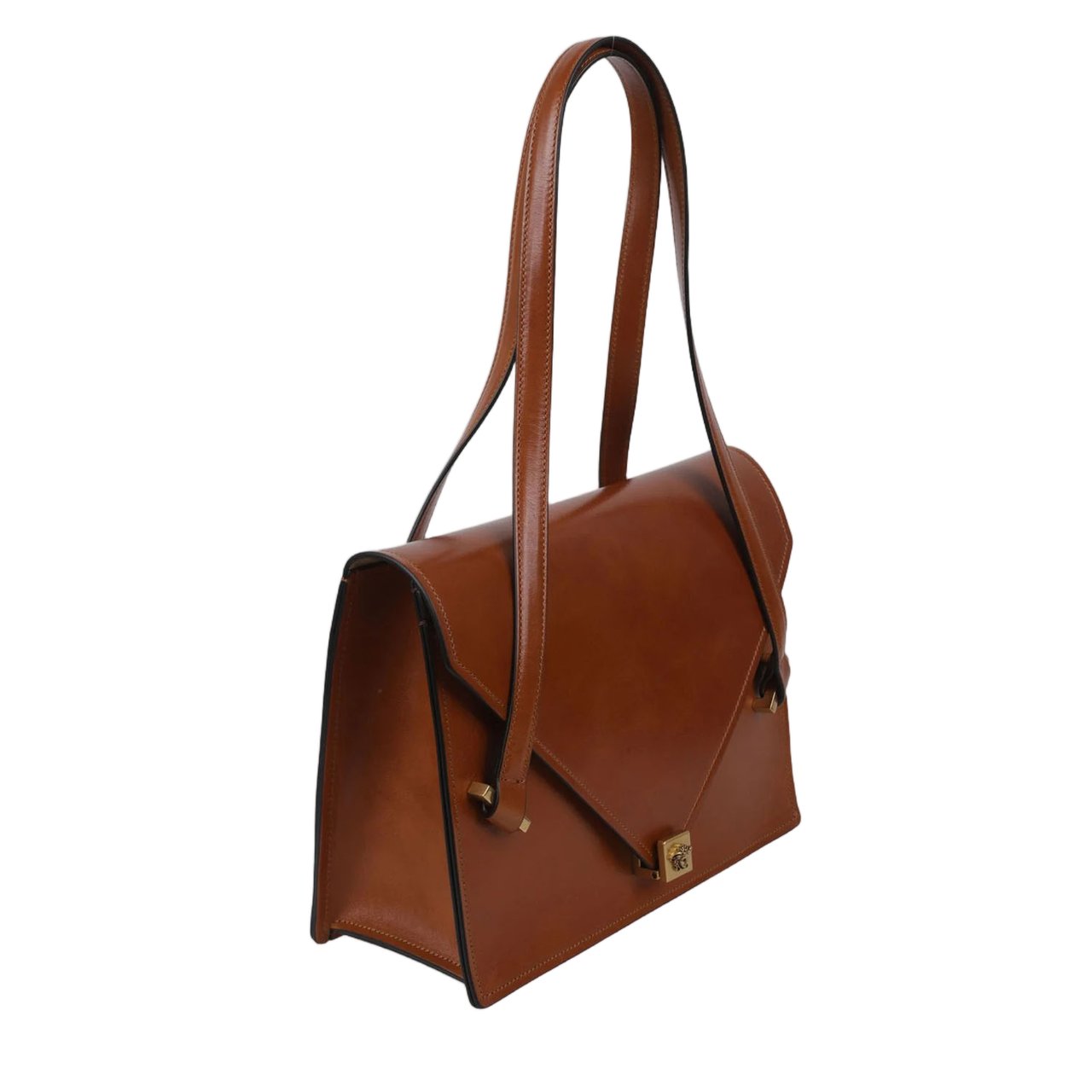 Versace Severine Leather Shoulder Bag Rood