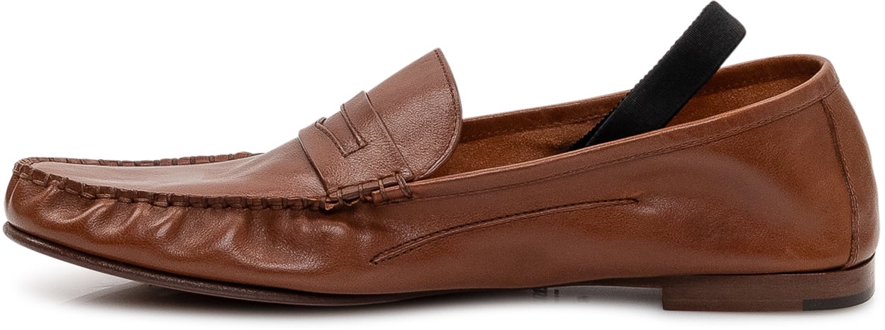 Versace Mocassini in Pelle con Dettaglio Bruin