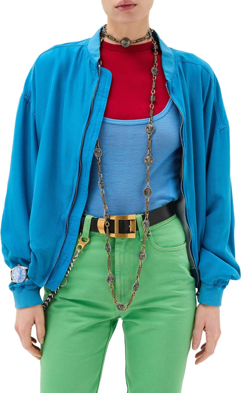 Versace Top Sky Lichtblauw