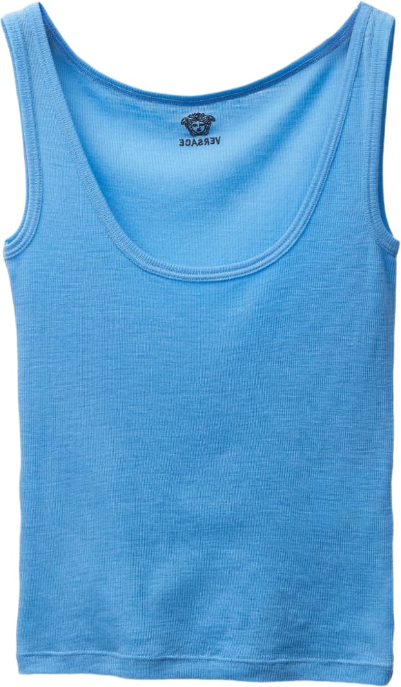 Versace Top Sky Lichtblauw