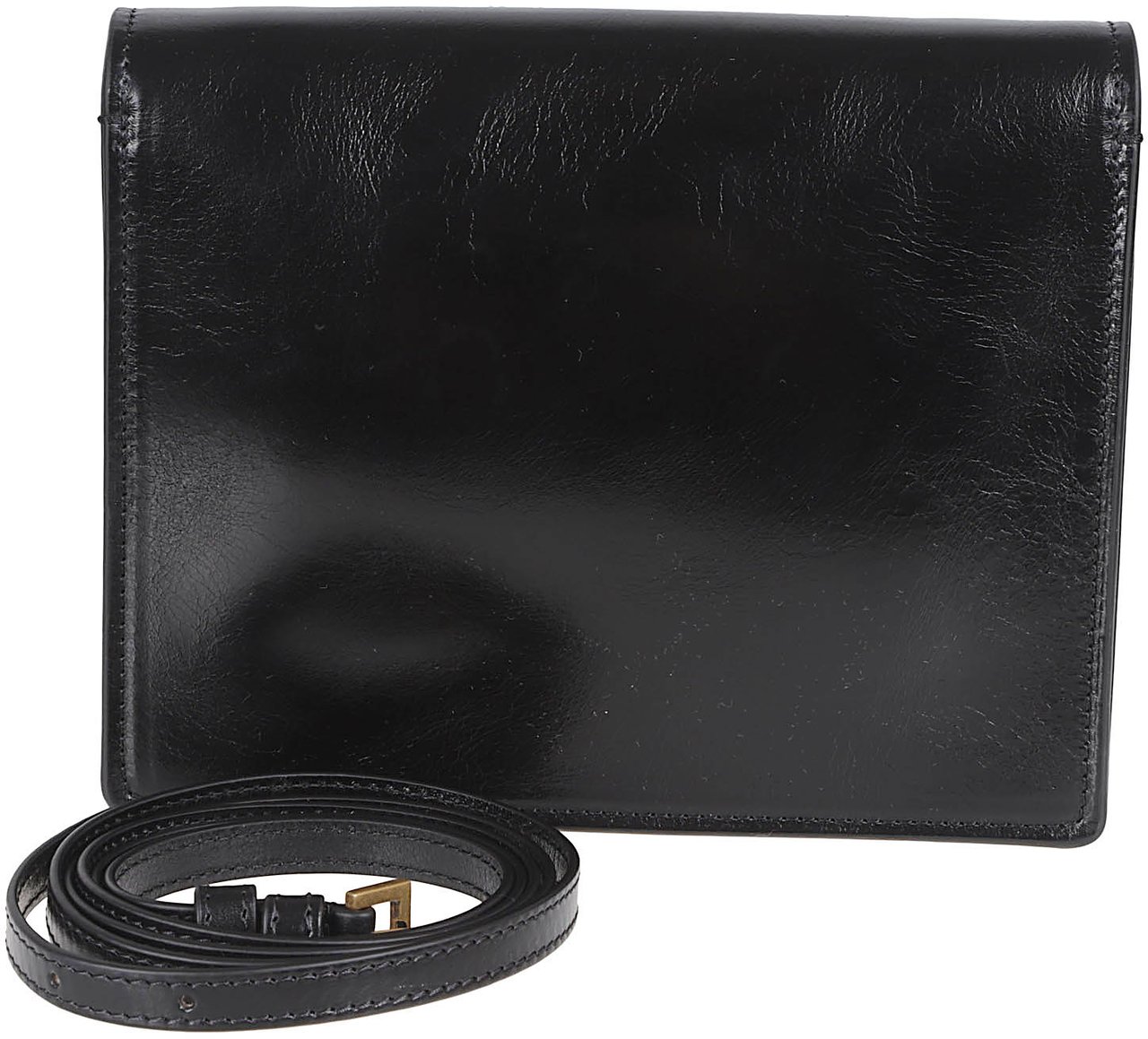 Versace Mini Calf Leather Bag with Medusa Emblem Zwart