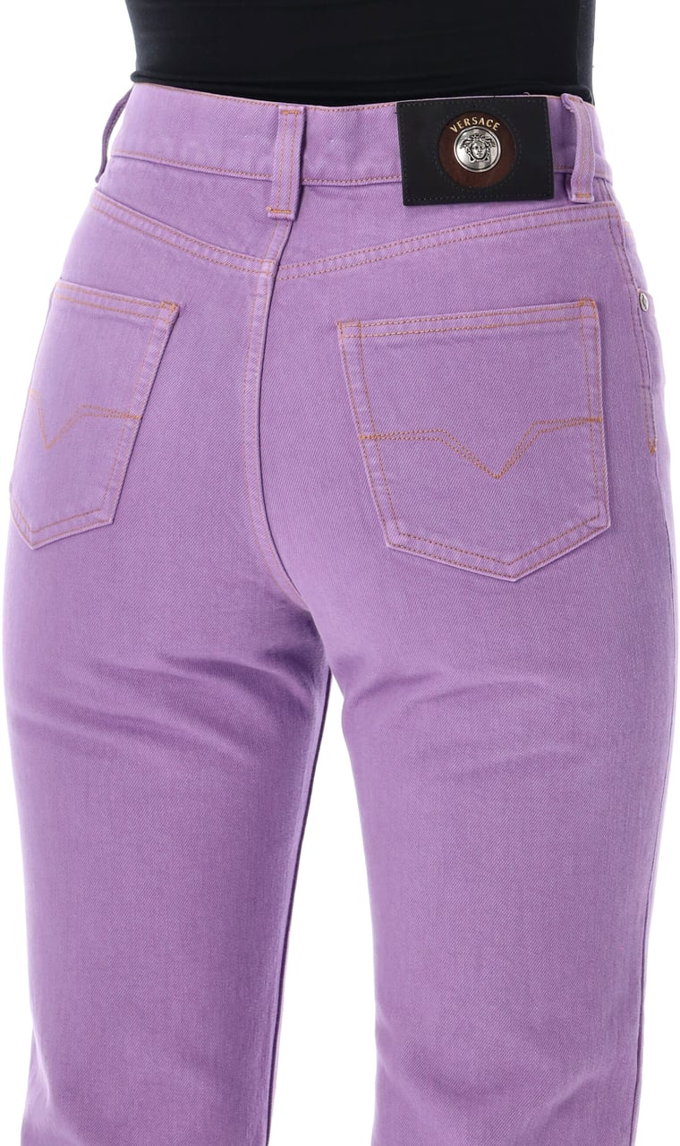 Versace Capri Denim Lilac Arch Paars