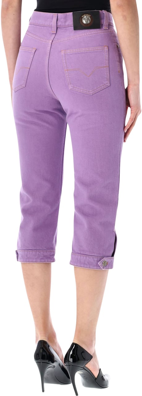 Versace Capri Denim Lilac Arch Paars