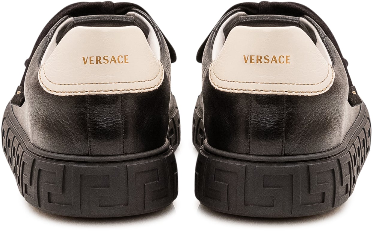 Versace Sneaker in Pelle Zwart
