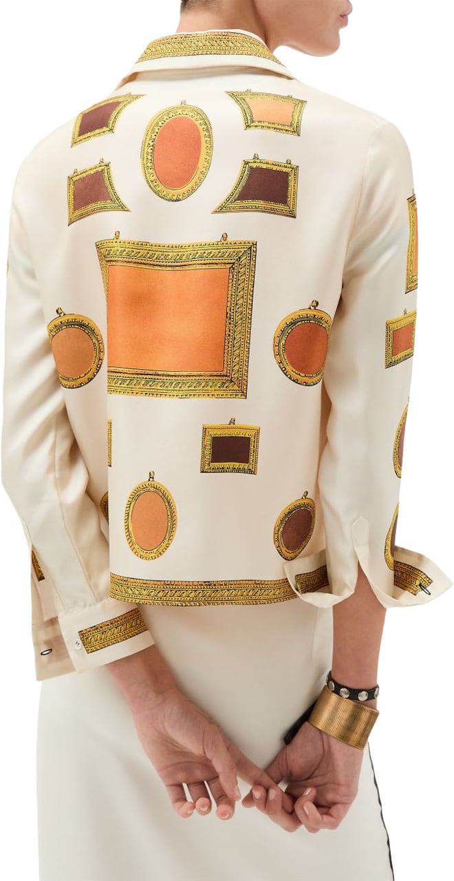 Versace Top Ivoire Wit