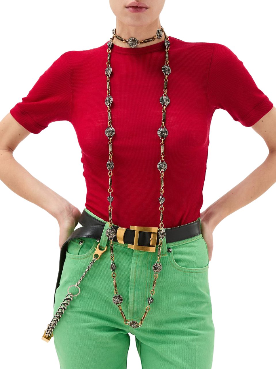 Versace Sweaters Red Rood