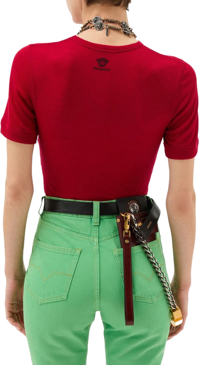 Versace Sweaters Red Rood