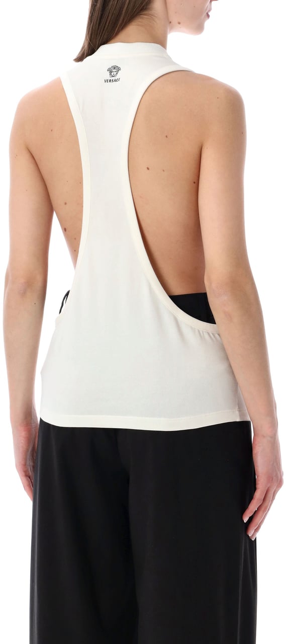 Versace Tank Top Vintage Optical White Wit