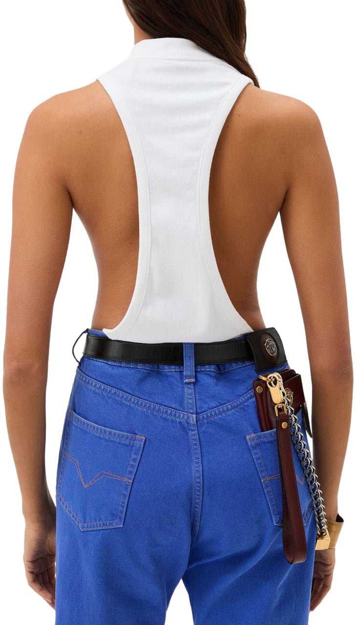 Versace Top White Wit