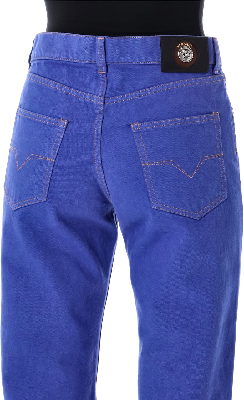 Versace Denim Color Blu Blauw