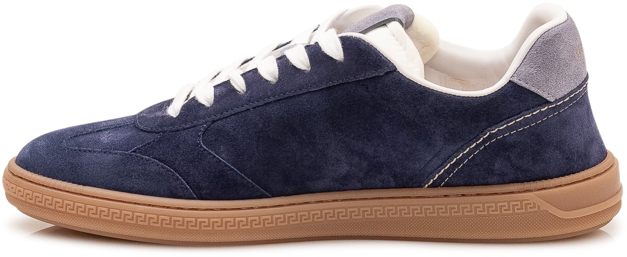 Versace Sneakers con Lacci e Inserti Navy