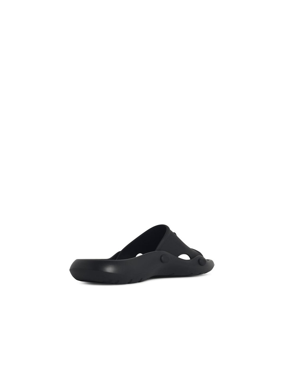 Versace Black Rubber Slippers Zwart