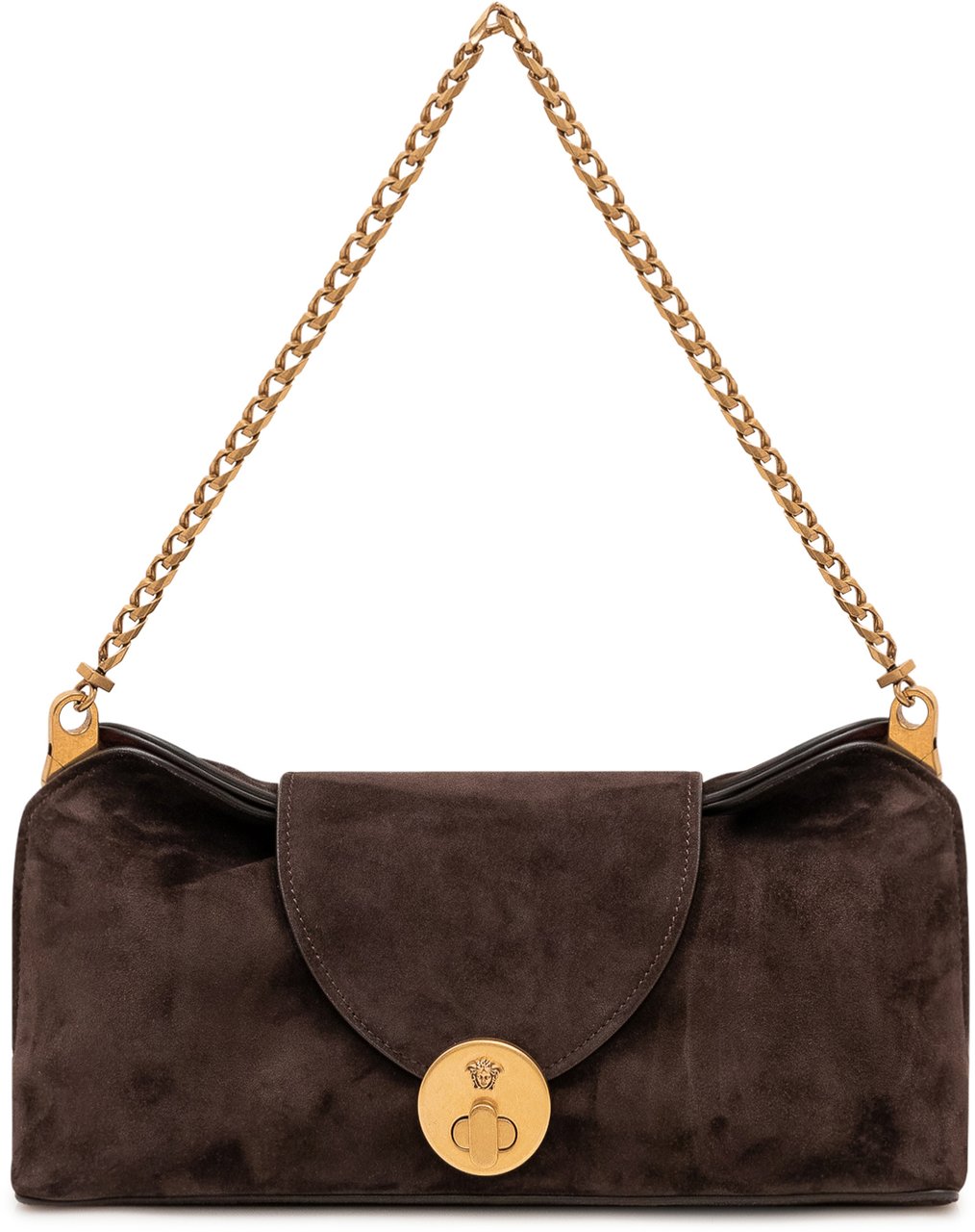 Versace Clutch con Patta Centrale Bruin